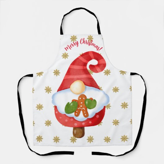 サンタ格言 エプロン (正面)