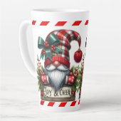 サンタ格言 カフェラテマグ (左アングル)