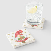 サンタ格言 ストーンコースター (横)