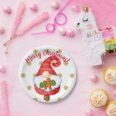 サンタ格言 ペーパープレート (パーティー)