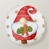 サンタ格言 ラウンドクッション (裏面)