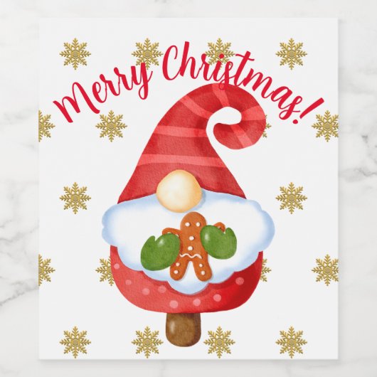 サンタ格言 ワインラベル (シングルラベル)