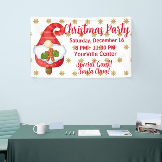 サンタ格言 横断幕 (トレードショー)