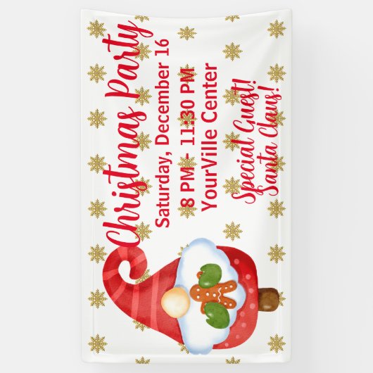 サンタ格言 横断幕 (縦)