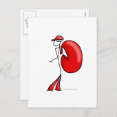 サンタ棒姿 シーズンポストカード (正面/裏面)