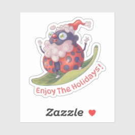 サンタ楽しむザホリデーズステッカー シール