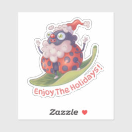 サンタ楽しむザホリデーズステッカー シール