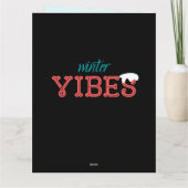 サンタ気分満載のロマンチックなクリスマス ミストルート カード (裏面)