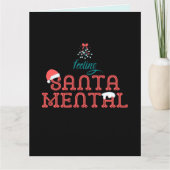 サンタ気分満載のロマンチックなクリスマス ミストルート カード (正面)