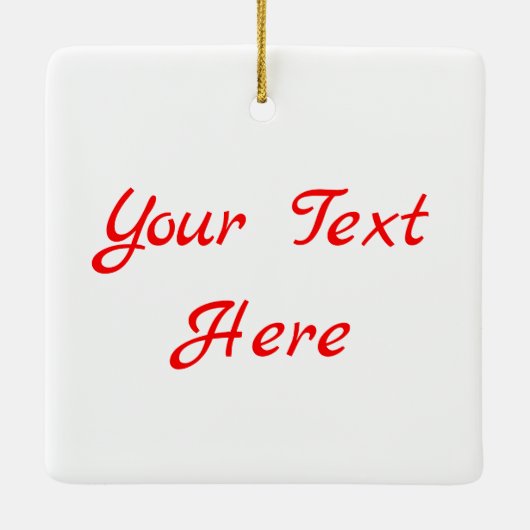 サンタ漫画かわいい覗きキャラクター©ブルーダークアート セラミックオーナメント (裏面)