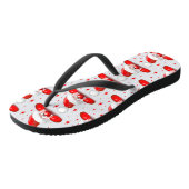 サンタ漫画かわいい覗きキャラクター©ブルーダークアート ビーチサンダル (アングル)