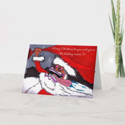 サンタ熱狂するなカード シーズンカード (正面)