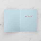 サンタ爪おもしろいロブスター甲殻類 シーズンカード (内部)