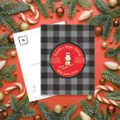 サンタ爪はがき付きパーフェクトスロープ滑走 ポストカード