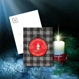 サンタ爪はがき付きパーフェクトスロープ滑走 ポストカード