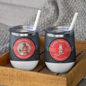 サンタ爪ウォーターボトルでスキー