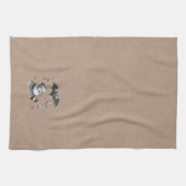 サンタ爪 キッチンタオル (横)