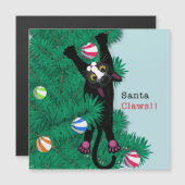 サンタ爪！キャットクリスマスカーおもしろいド (正面/裏面)