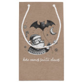 サンタ爪 スモールペーパーバッグ (裏面)