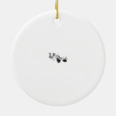 サンタ爪 セラミックオーナメント (裏面)