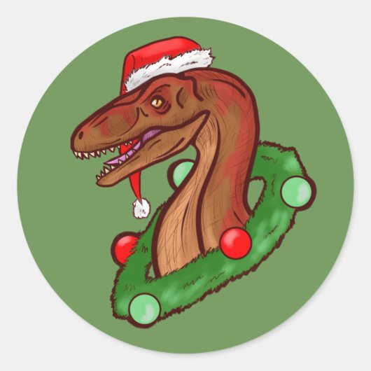 サンタ爪 ラウンドシール (正面)