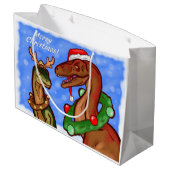 サンタ爪 ラージペーパーバッグ (裏面アングル)