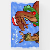 サンタ爪 横断幕 (縦)