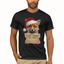 . サンタ犬Tシャツ