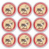 サンタ独自 – 1st Polar Airlift飛行隊ステッカー シール (正面)