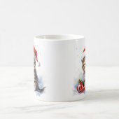 サンタ猫クリスマスコーヒーマグ コーヒーマグカップ (中央)
