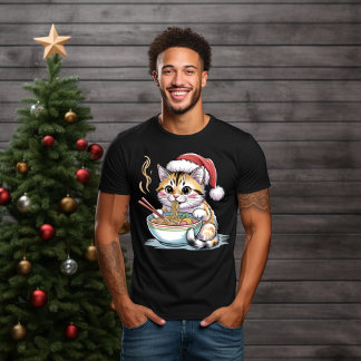 サンタ猫ラーメン Tシャツ
