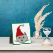 サンタ猫 フォトプラーク (インサイチュ)