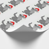 サンタ猫 ラッピングペーパー (角)