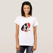 サンタ猫 Tシャツ (正面フル)