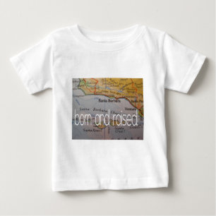サンタ生まれババラ ベビーTシャツ