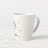 サンタ用ミルク カフェラテマグ (右アングル)