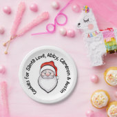 サンタ用Cookie ペーパープレート (パーティー)