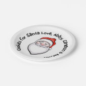 サンタ用Cookie ペーパープレート (アングル)