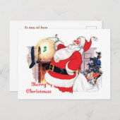 サンタ発表ベビーオンザウェイポストカード シーズンポストカード (正面/裏面)