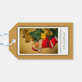 サンタ登山ザクリスマスツリーカスタム ギフトタグ (裏面横)