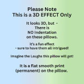 サンタ登山スルーホワイトピロー3Dエフェクト ラウンドクッション