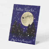 サンタ目撃クリスマススナックパーティー 台座サイン (正面)