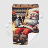 サンタ眠るクリスマス ゴルフタオル (インサイチュ)