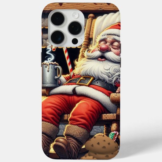 サンタ眠るクリスマス Case-Mate iPhoneケース (裏面)
