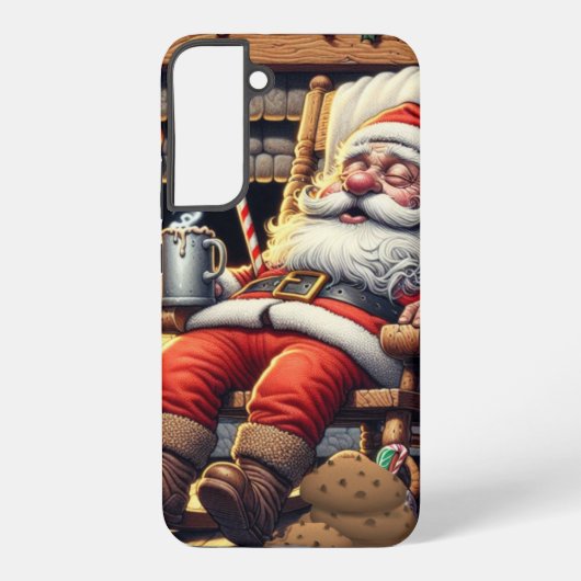 サンタ眠るクリスマス SAMSUNG GALAXYケース (裏面)