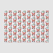 サンタ着用の医療用マスク 薄葉紙 (正面)