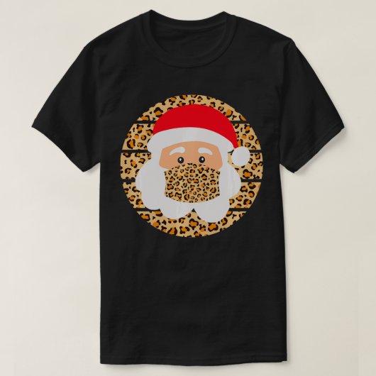 サンタ着用マスクサンタ検疫クリスマスル Tシャツ (デザイン正面)