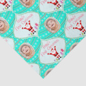 サンタ祝ベビーの初めてのクリスマス写真 薄葉紙 (詳細)