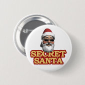 サンタ秘密のボタン 缶バッジ (正面&裏面)