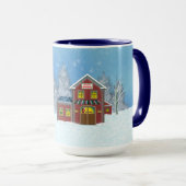 サンタ秘密の北極のマグ マグカップ (正面右)